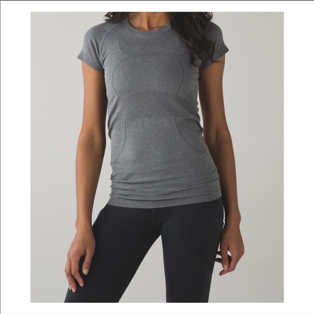 Lululemon swiftly tech short sleeve shirt grey 8